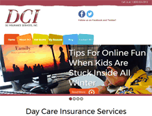 Tablet Screenshot of dcins.com